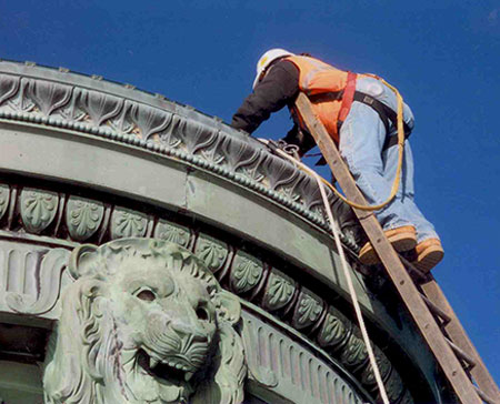 5-Perry-Monument-Tower-Restoration-Preservation by CASS Sheetmetal Detroit MI