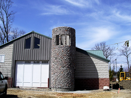 CASS Sheetmetal Fire-Station-Tower-Prefab-Cone-Dome Installation