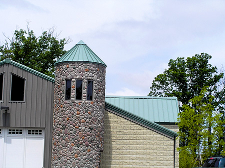 CASS Sheetmetal Fire-Station-Tower-Prefab-Cone-Dome Installation