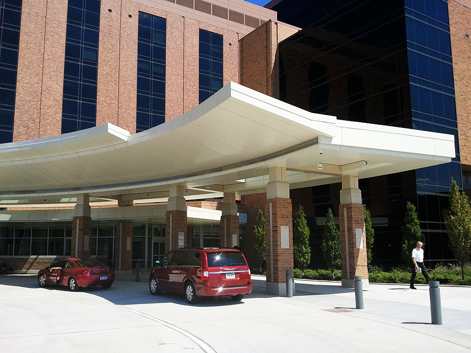 Hospital Building Composite Wall Panels photo by CASS Sheetmetal Detroit MI