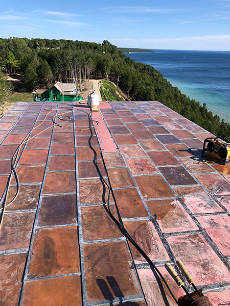 Copper-Roofing-Repair-Mackinac-Island-Home-CASS-Sheetmetal-Detroit