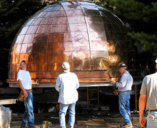 Custom Fabricated Metal Domes