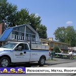 16 Residential Homes Blue Metal Roofing Photos CASS Sheetmetal Detroit MI