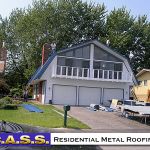 17 Residential Homes Blue Metal Roofing Photos CASS Sheetmetal Detroit MI