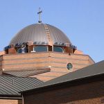Troy MI Church new Copper Domes custom fabrication by CASS Sheetmetal Detroit MI