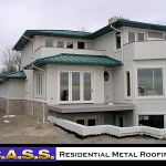 Residential Homes Metal Roofing installation photos by CASS Sheetmetal Detroit MI