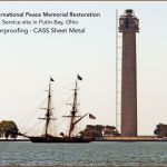 Perry-Monument-Tower-Restoration-Preservation Photos by CASS Sheetmetal Detroit MI